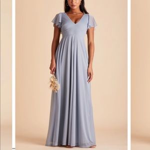 Birdy Grey Discontinued Hannah Dress in Mesh Dusty Blue